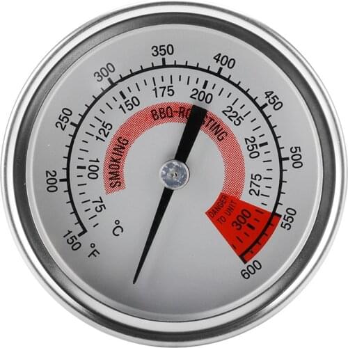 55mm Bimetal Thermometer Industrial Boiler Pipeline Barbecue Oven Thermometer Tester Meter Measuring Tools Drop Shipping