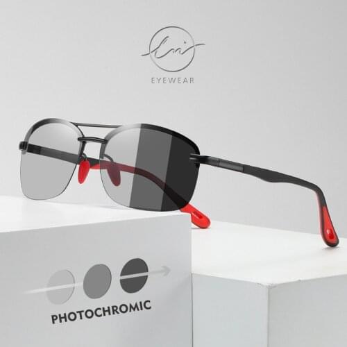 LM 2021 Photochromic Polarized Sunglasses Men Women Chameleon Glasses Fishing Driving Sun glasses Goggles UV400 Zonnebril heren
