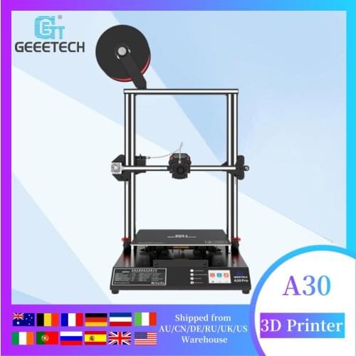 Geeetech 3D Printer A30Pro Dual Z axis silent printing 3d printer large Filament sensor Auto bed leveling 3d printing