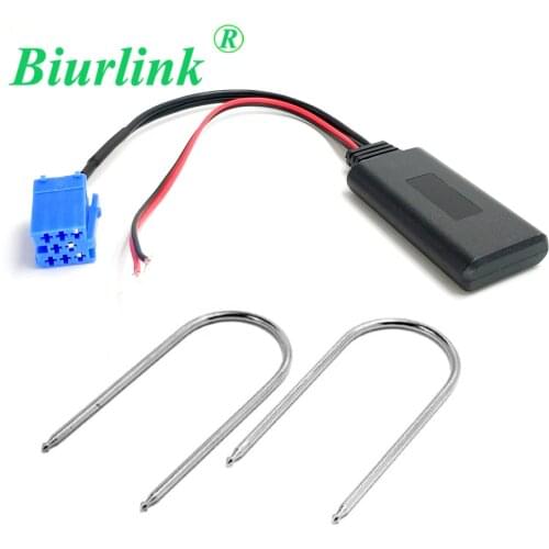 Biurlink For Blaupunkt Car CD Removal Tools And 8 Pin Mini ISO Aux In Bluetooth Module Music Receiver for Volkswagen Audi Becker
