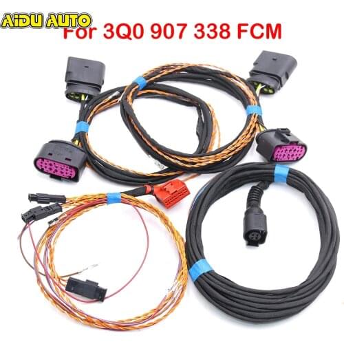 FOR VW Golf 7 MK7 Xenon Headlight Auto Leveling Range Headlight Cornering AFS cable/Harness Xenon Lamp LED Light 3Q0 907 338 FCM