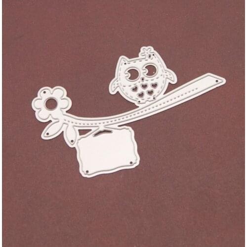 DIY Metal Embossed Cutting Dies Mold Carbon Steel Paper Cutting Card Template N06 Owl