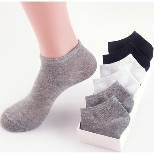 10 Pair Socks Breathable Sports Socks Solid Color High Elasticity Deodorant & Sweat Cotton Ankle Sports Socks