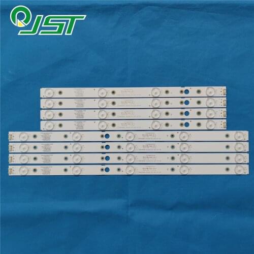 100% New 8pcs/Kit LED strips for LG 43 TV 43UG620V 43UJ620V 43UJ6200 UA CRH A4330300104L6CNRev1.0 I CRH A4330300105R6CNRev1.0 I