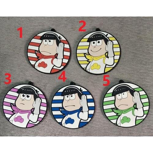 Osomatsu San Original Japanese anime figure rubber Silicone sweet smell mobile phone charms/key chain/strap