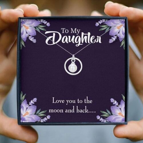 Fashion Pearl Choker Necklaces for Women Cute Girl Pearl Pendant Korean Jewelry Gift To My Daughter Birthday Christmas Gifts