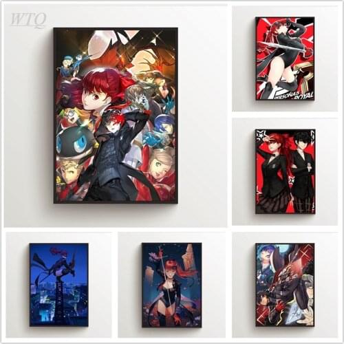 Persona 5 The Royal Yoshizawa Anime Posters Wall Poster Canvas Painting Posters and Prints Wall Art Picture Home Decoration