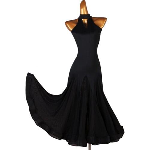 Ballroom Dance Dress sleeveless Big Swing Skirt Profession Custom Modern Dancing Female Adult Child Performance Clothes