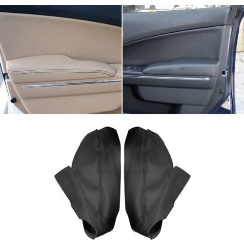 Armrest Leather Cover For Dodge Charger 2011 2012 2013 2014 2015 2016 2017 2018 2019 Front 2 Doors Armrest Panel Skin Cover Trim