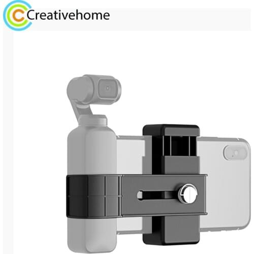 PULUZ Smartphone Fixing Clamp 1/4 inch Holder Mount Bracket for DJI OSMO Pocket