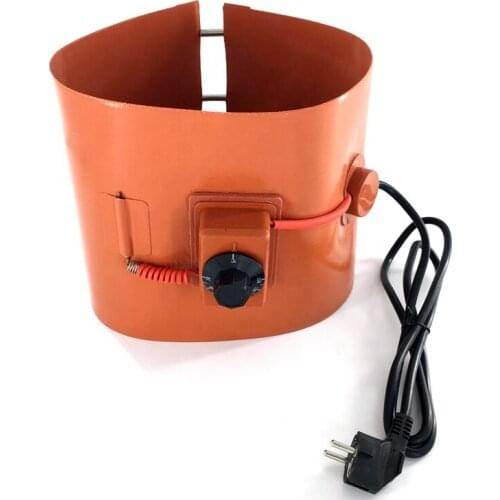 Silicone Heater 250x1740mm 2000w@230v Oil Drum Heater for 55Gallons/200L with Dial Temperature Controller