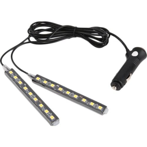 Super Bright 12V 180 Degree Adjustable LED Chips Vehicle Atmosphere Decoration Light Neon Lamp