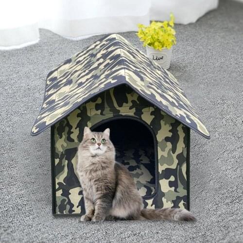 Outdoor Waterproof Pet House Portable Removable And Washable Pet Nest for Dog Cat Comfortable Warm Tent Dog Kennel Pet Supplies