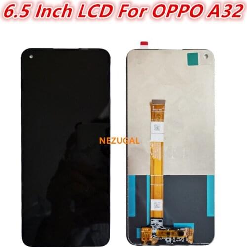 6.5 Inch LCD For OPPO A32 SD460 CPH2127 PDWM00 a32 2020 LCD Display + Touch Screen Digiziter Assembly