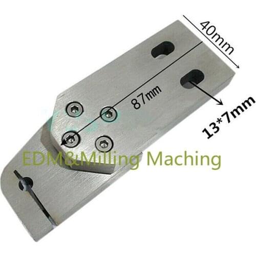 1PC High Quality CNC Punch Machine Guide Fixed Plate Bracket Holder Stainless Steel Fixture Clamp DURABLE New