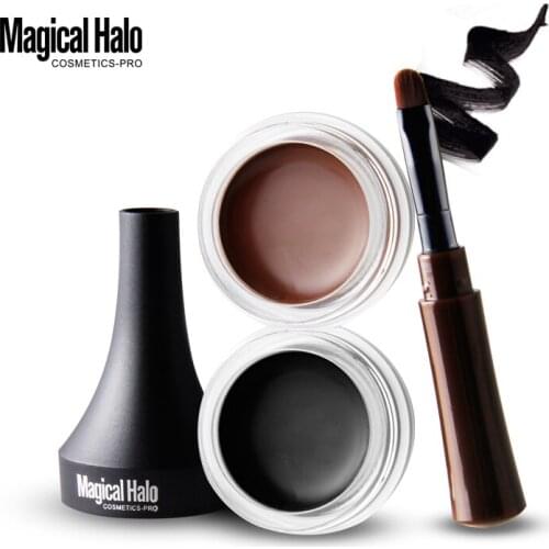 1PC Non-sticky Non-dizzy Eyeliner Cream Waterproof Smooth Long Lasting Makeup Beauty Matte Eye Liner Gel High Purity Color TSLM2