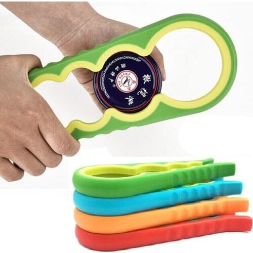 1Pc Can Jar Lid Opener Multi Purpose Non-slip Twist Cap Bottle Launcher Grip Wrench Screw Jam Bottle Opener Kitchen Gadge