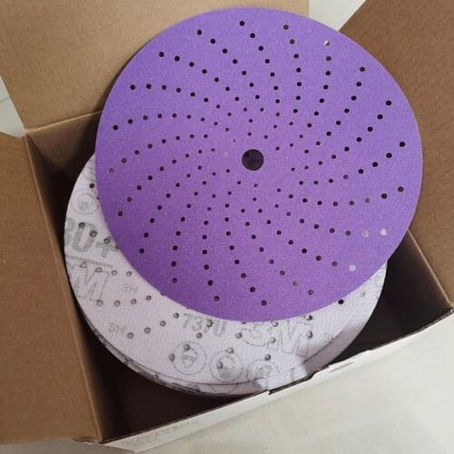 10pcs 150mm 3M Sandpaper Round Shape Sanding Discs Hook Loop Sanding Paper Buffing Sheet Sandpaper Sander Polishing Pad