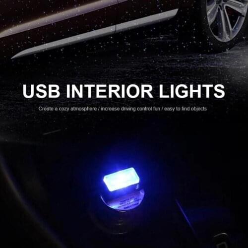 18mA 5V Decorative Lights USB Interface Mini LED Car Interior Lamp for Decoration Automotive Interior Decorative Lights