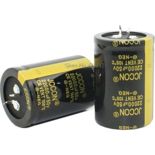 50V 22000uF 35X50mm 35X50 Aluminum Electrolytic Capacitor High Frequency Low impedance Through Hole Capacitor 35*50mm Dropship