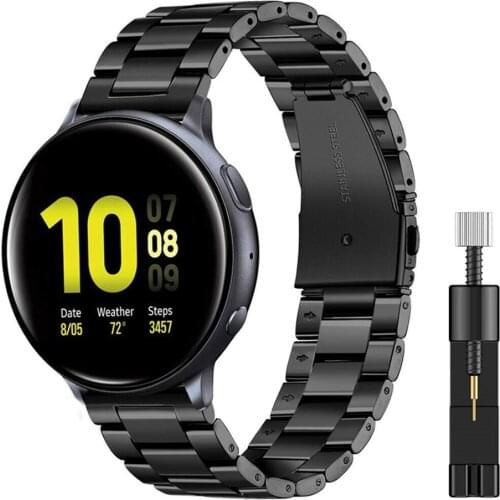 Stainless Steel Bracelet for Samsung Galaxy Watch4 44mm 40mm/Galaxy Watch 4 Classic 46mm 42mm Band 20mm 22mm Metal Wrist Strap