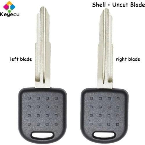 KEYECU Transponder Car Key Shell Housing With Left/ Right Blade - FOB for Suzuki Vitara Grand Vitara Alto Swift Baleno 1996-2002