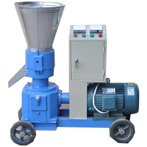 Factory price rice bran animal feed pellet making machine