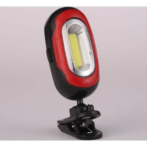 Cob Hat Brim Light Night Fishing Bait Changing Running Safety Alarm Lamp 360 Degrees Rotating Camping Outdoor Work Warning