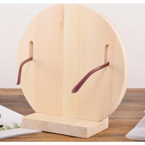 Wood SunGlass Glasses Frame Display Home Retail Show Stand Holder Organizer