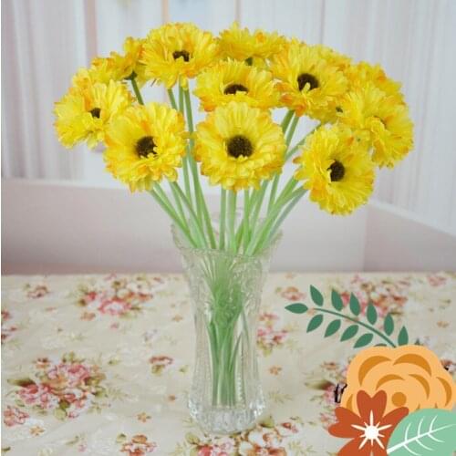 For home decoration Mini chrysanthemum flowers simulation silk artificial flowers &wedding props flowers