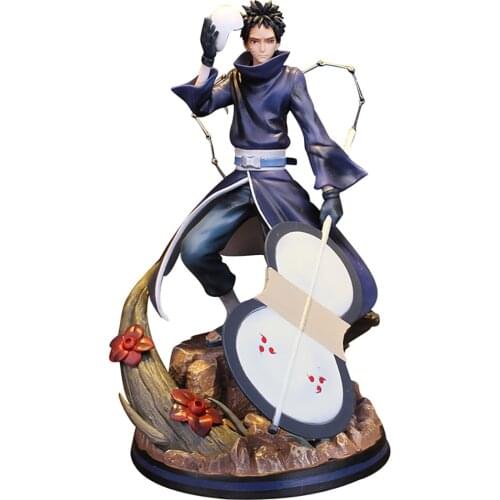 NARUTOS Shippuden Anime GK Action Figure Model Uchiha Obito Tobi PVC 31CM Statue Collectible Toy