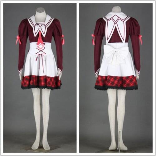 Can be tailored 11eyes Anime Cosplay MINASE YUKA KUSAKABE MiSUZU Man Woman Halloween Cosplay Cartoon Japanese Costume