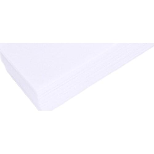 CMCYILING 40 Pcs/lot 20*10cm White Felt Fabric 1 MM Thickness Polyester Cloth For DIY Crafts Scrapbook Felt Sheet