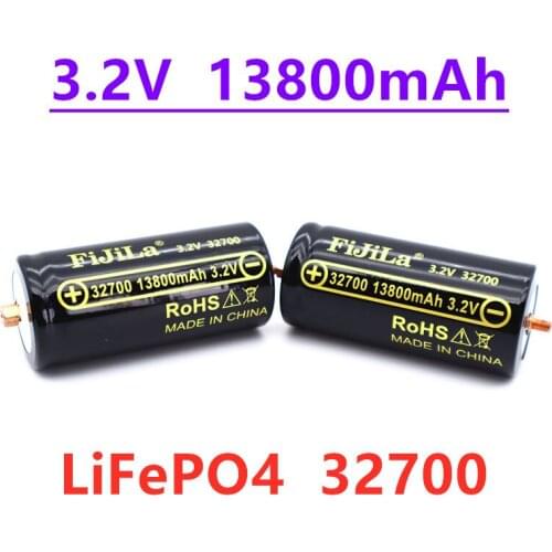 Original 32700 13800mAh 3.2V lifepo4 Rechargeable Battery Professional Lithium Iron Phosphate Power Battery with screw