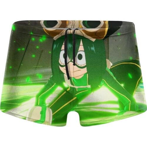 Europe Size My Hero Academy Swimming Pants Speed Dry Man Swimming Trunks Swimsuit Stretch Beach surfing Shorts