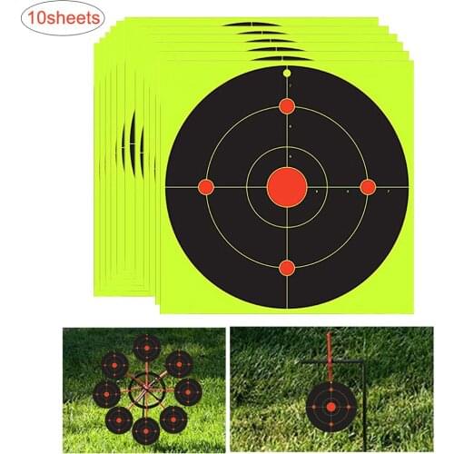 Splatter Paper Target Air Rifle Shooting Binders Adhesive Accessories Outdoor Slingshot Targeting Adhesive Shoot Target