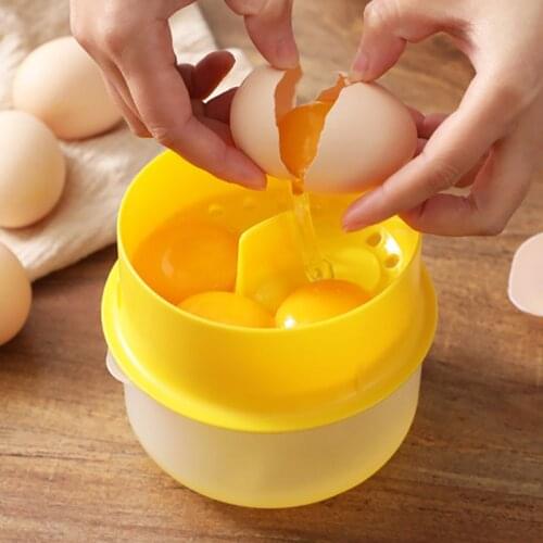 Egg Separator Egg White Yolk Separator Cooking Gadgets And Baking Accessories Home High Capacity Kitchen Egg Separation Tools