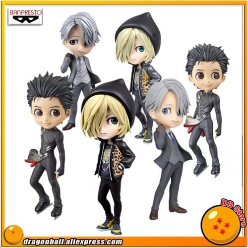SALE0a "YURI!!! on ICE" Original Banpresto Q Posket Prince Collection Figure - Yuri Katsuki Yuri Plisetsky Victor Nikiforov