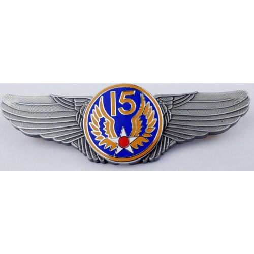 US Air Force Pin US 15th Air Force Wings Badge Pin Insignia USAAF PIN