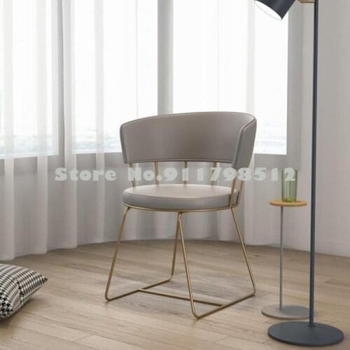 Nordic makeup chair net red ins chair modern minimalist light luxury bedroom stool computer desk chair backrest chair