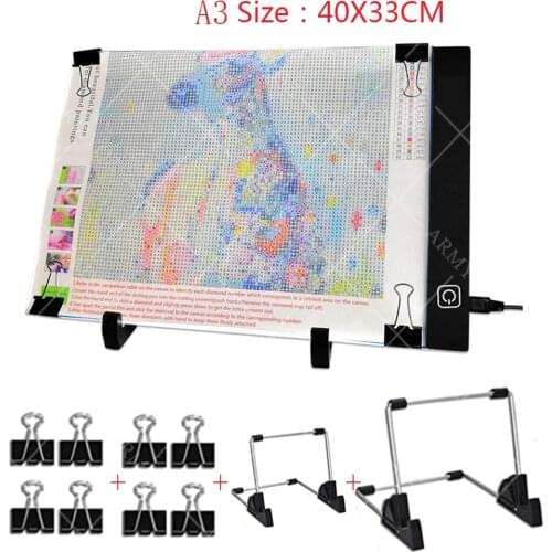 A3/A4/A5 LED Light Pad Artcraft Tracing Light Box Copy Board Digital Tablets diamond Painting Accessories for Diamond Art Painti