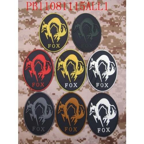 MGS Ghost FOX Morale tactics 3D PVC patch