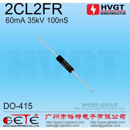 HVGT,High voltage diode 35KV, 2CL2FR, Silicon rectifier diode ,60mA 35kV 100ns, Fast recovery, JB289,High frequency, 10pcs/bag