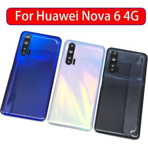 Back Battery Door Rear Housing Cover Case For Huawei Nova 6 Nova6 4G