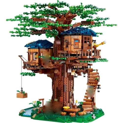 1:1 Ideas Series Tree House 21318 3036Pcs Bricks Building Blocks Education Toys Girl Gifts