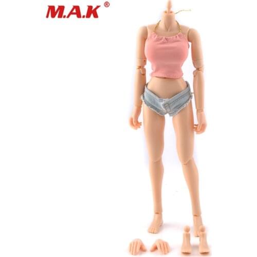 1:6 female TTL CG body action figures large breast boobs flexible nude body collectible doll toys for KUMIK head accessories