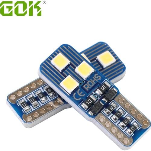 100Pcs T10 Led Canbus 6smd 3030 Led w5w Bulbs 168 194 Car Interior Lights Signal Lamp Dome Reading License Plate Light Auto 12V