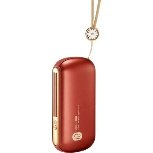 10000mAh Powerbank Hand Warmer Winter Heater Poverbank Portable Charger External Battery for Samsung iPhone 12 Xiaomi Power bank