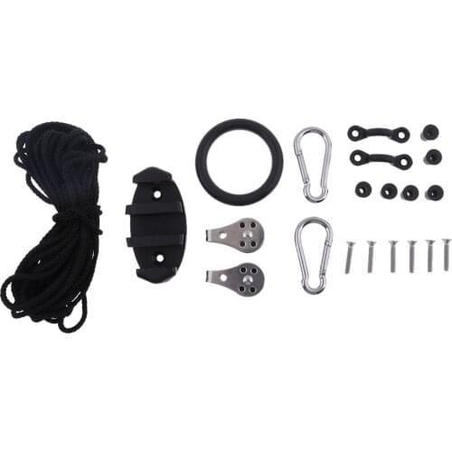 21Pcs/Set Complete Canoe Kayak Anchor Trolley Kit System - Multipurpose