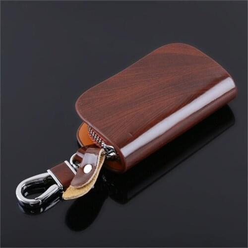PU Leather KeyChain Unisex Key Bag Multifunction Organizer Wallet Holder Smart Housekeeper Car Small Key Case Key Fobs